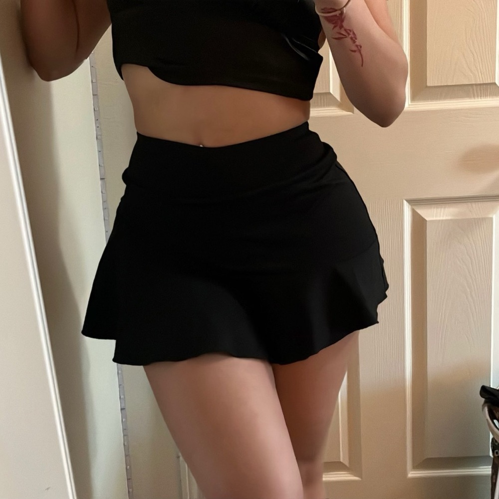Forever 21 Black Tennis Skirt